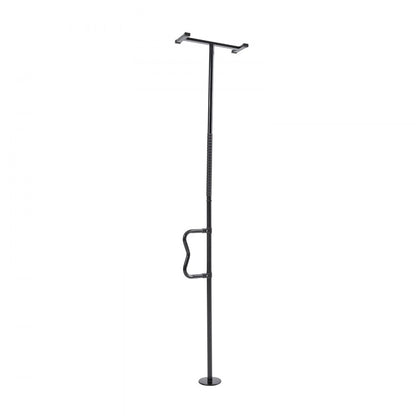 VEVOR Floor-to-Ceiling Transfer Pole 136kg Capacity for 2.14-3.05m Ceiling Black