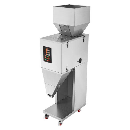 VEVOR Particle Filling Machine, 10-1000g, Automatic Filler Machine with Foot Pedal,