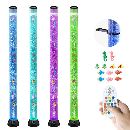 Bubble Tube Lamp 16 Color 1.5 m Sensory Aquarium Lamp for Relief Calming