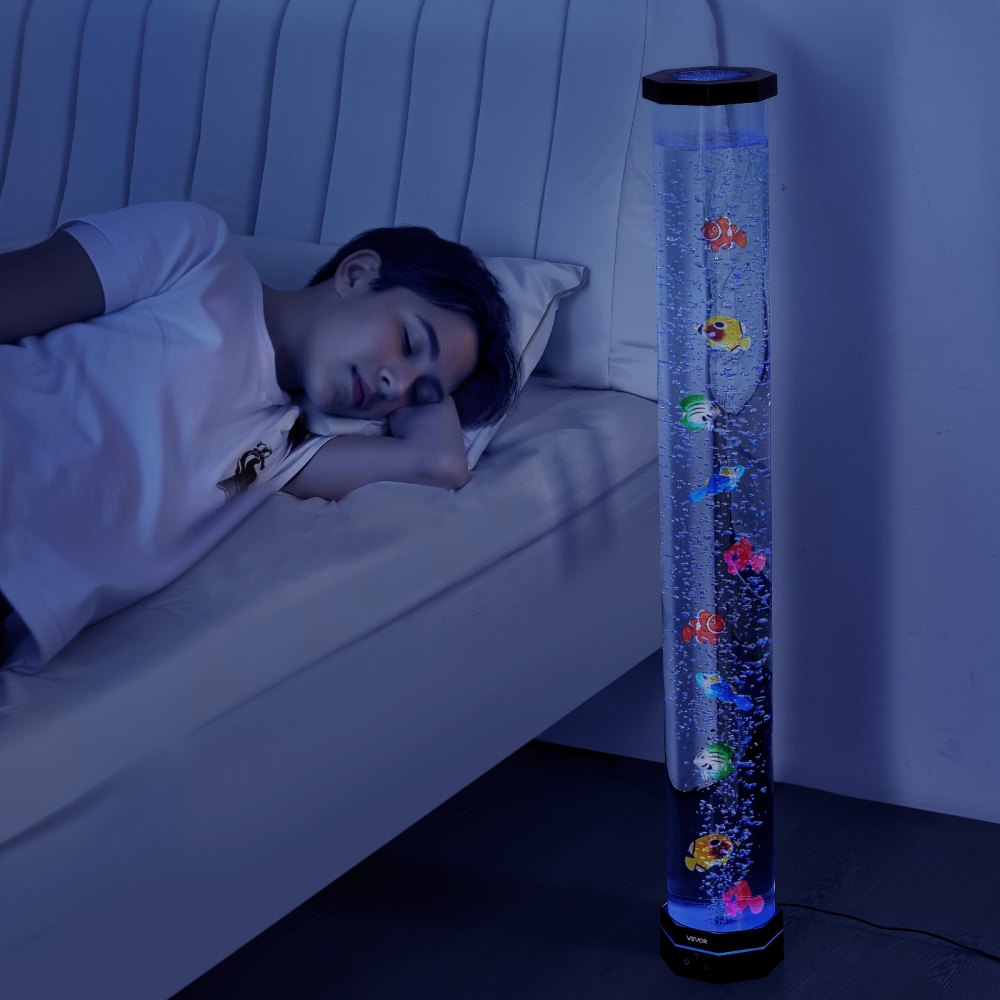 Bubble Tube Lamp 16 Color 100 cm Sensory Aquarium Lamp for Relief Calming