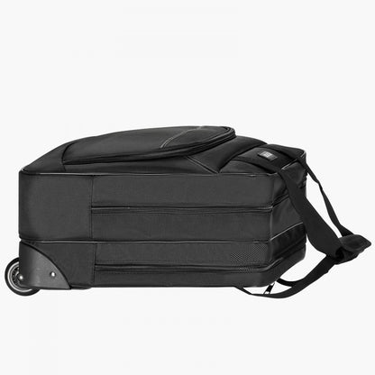 VEVOR Rolling Laptop Bag 39.62 cm Wheeled Computer Bag for Women & Men Black