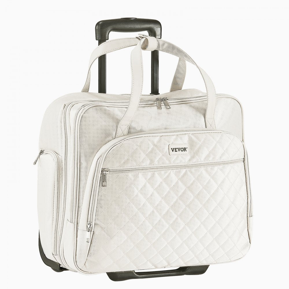 VEVOR Rolling Laptop Bag 39.62 cm Wheeled Computer Bag for Travel Women Men