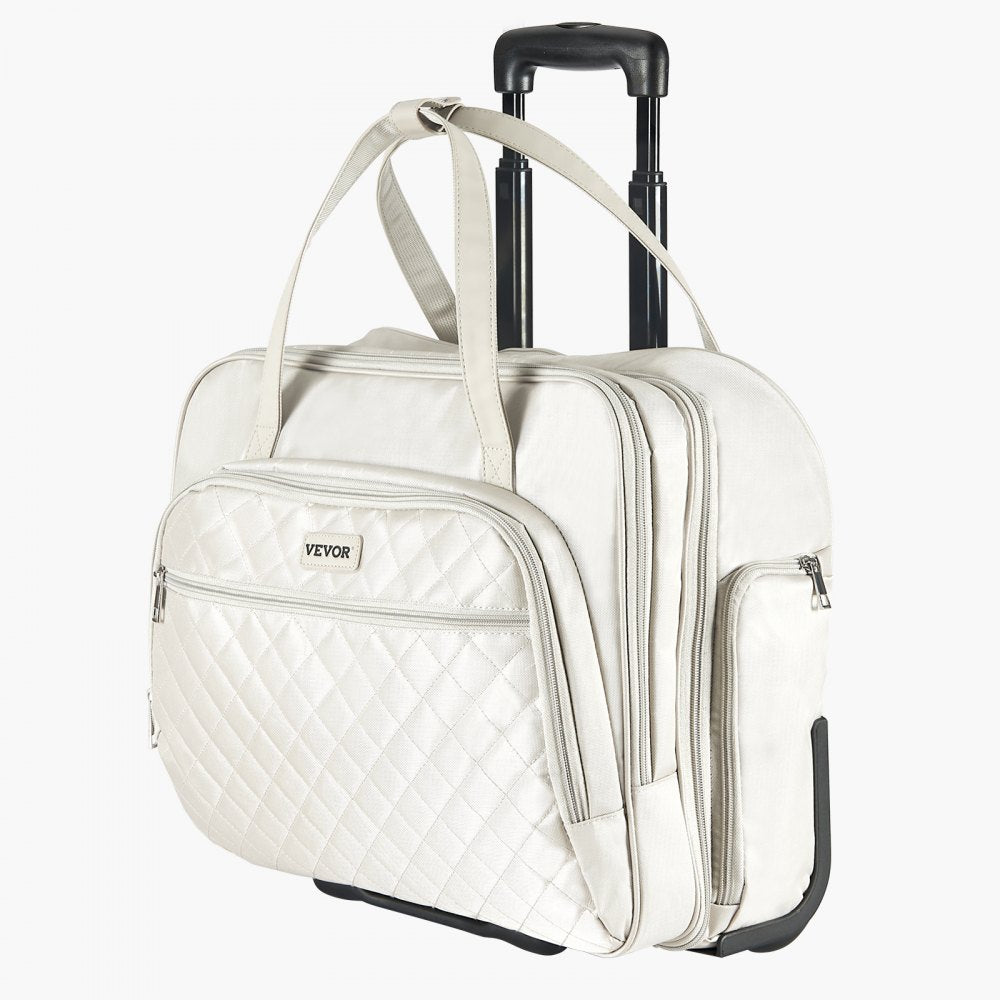 VEVOR Rolling Laptop Bag 39.62 cm Wheeled Computer Bag for Travel Women Men