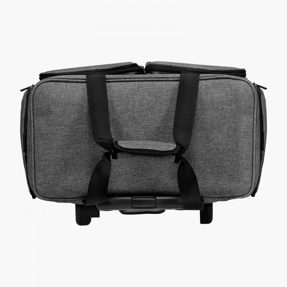 VEVOR Rolling Laptop Bag 39.62 cm Wheeled Computer Bag for Women & Men Gray