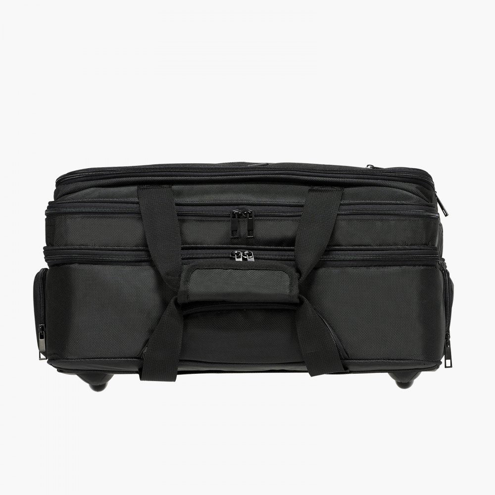 VEVOR Rolling Laptop Bag 43.94 cm Wheeled Computer Bag for Women & Men Black