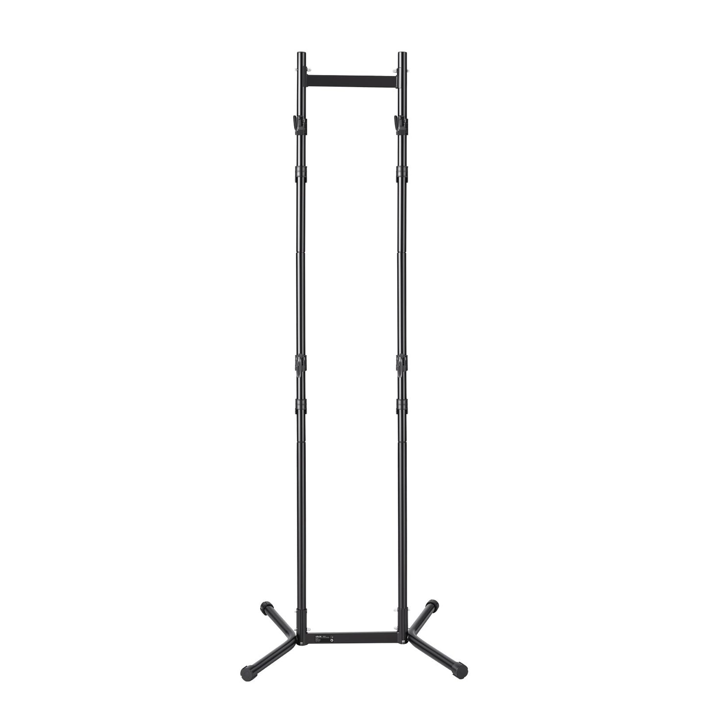 Bike Stand for 4 Bikes, Freestanding Vertical Bike Storage Rack, with Height-Adjustable Hooks, Heavy-Duty Carbon Steel Garage Bicycle Floor Stand, Ideal for Garage, Apartment, Home, Black