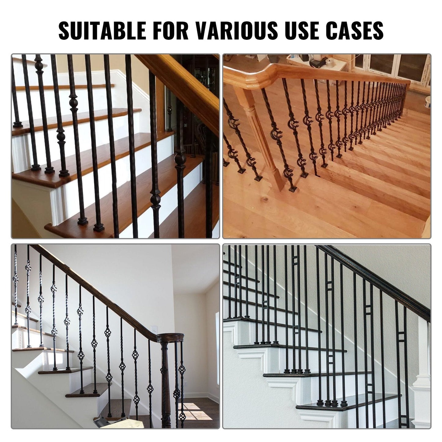 50 Aluminum Alloy Baluster Shoes for Stairs - Durable & Easy to Install