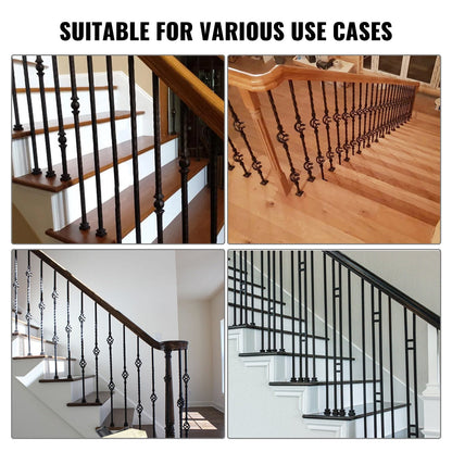50 Aluminum Alloy Baluster Shoes for Stairs - Durable & Easy to Install