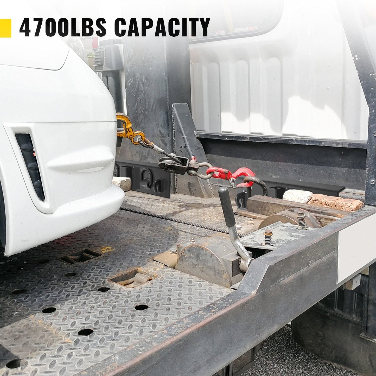 Heavy-Duty Tractor Bucket Hooks, Forged 2131 kg Capacity, Easy Install