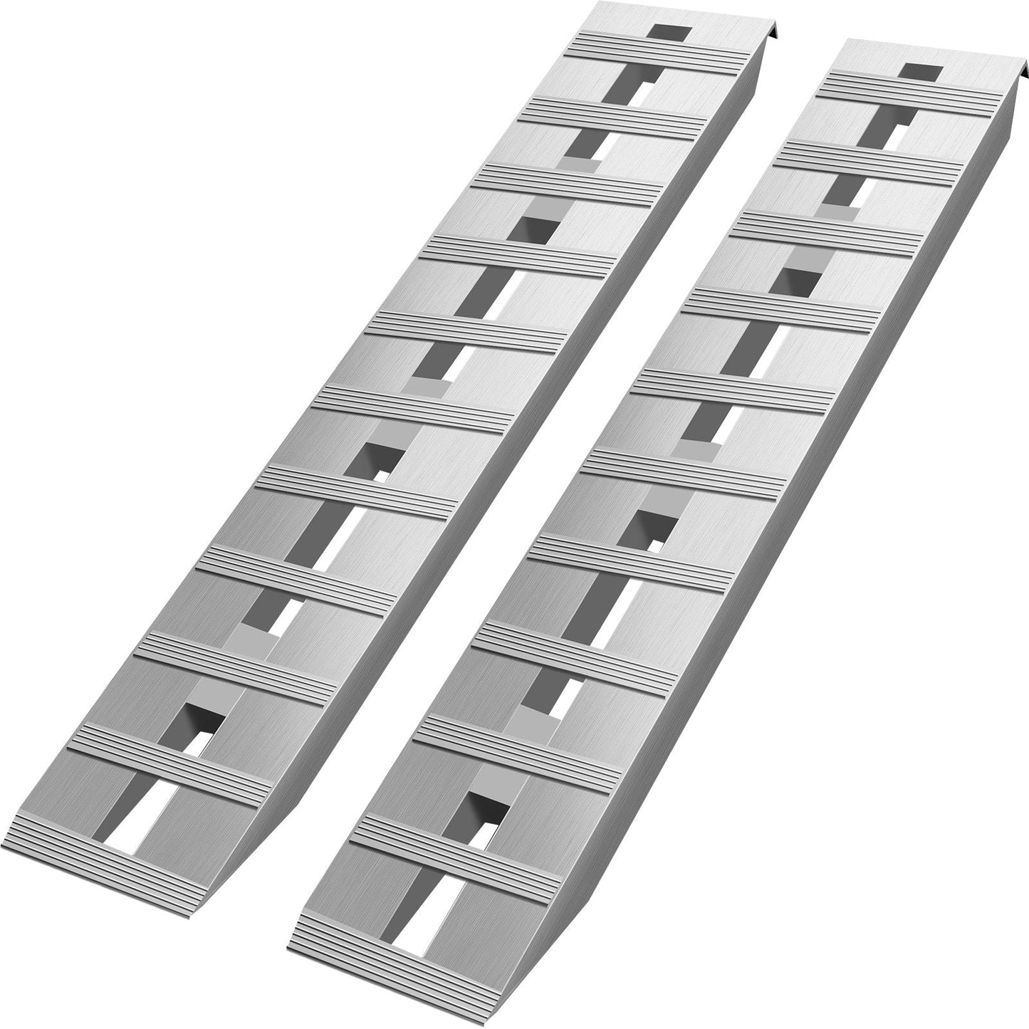 Heavy-Duty Aluminum Trailer Ramps, 3,000 kg Capacity, 15.2 x 0.3 m, Beavertail Design