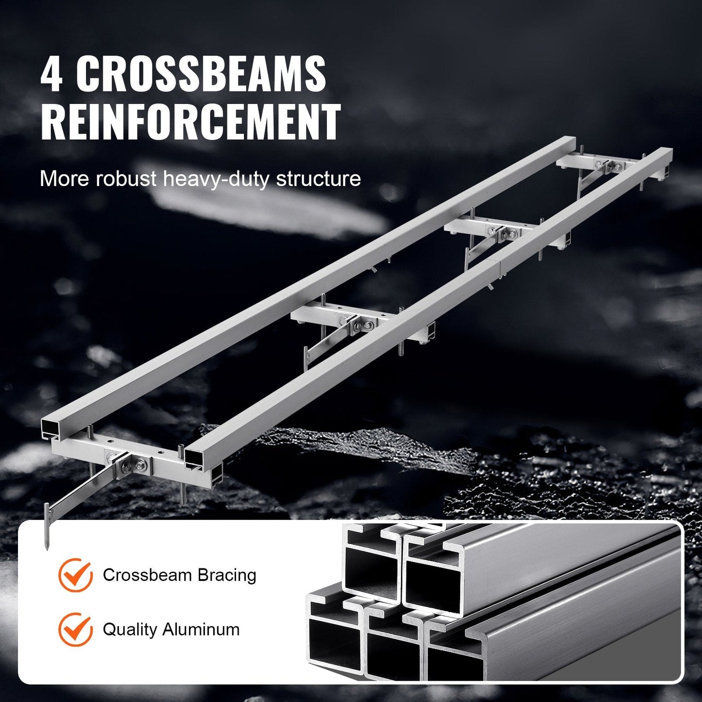 Adjustable 2.7m Rail System for Chainsaw Mills - Lightweight & Portable