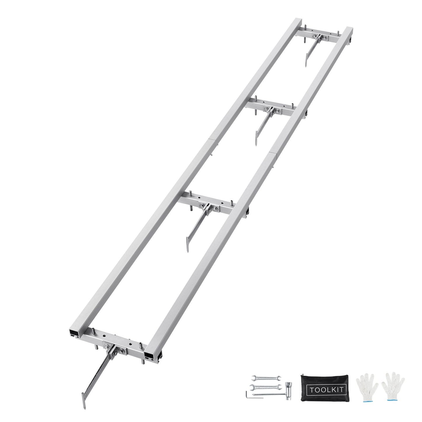 Adjustable 2.7m Rail System for Chainsaw Mills - Lightweight & Portable