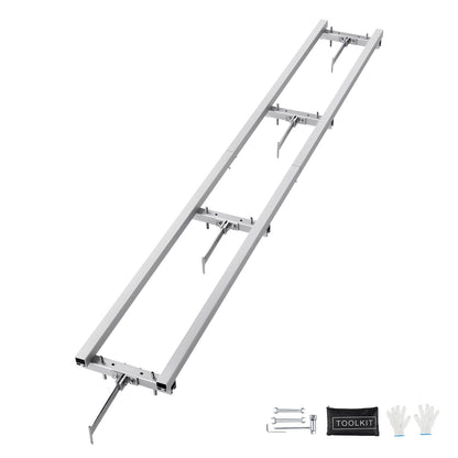 Adjustable 2.7m Rail System for Chainsaw Mills - Lightweight & Portable
