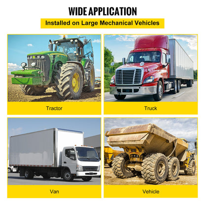 VEVOR Tractor Bolt on Hooks, 1/4" Compact Bolt on Grab Hooks, Max 4700LBS G70 Forged