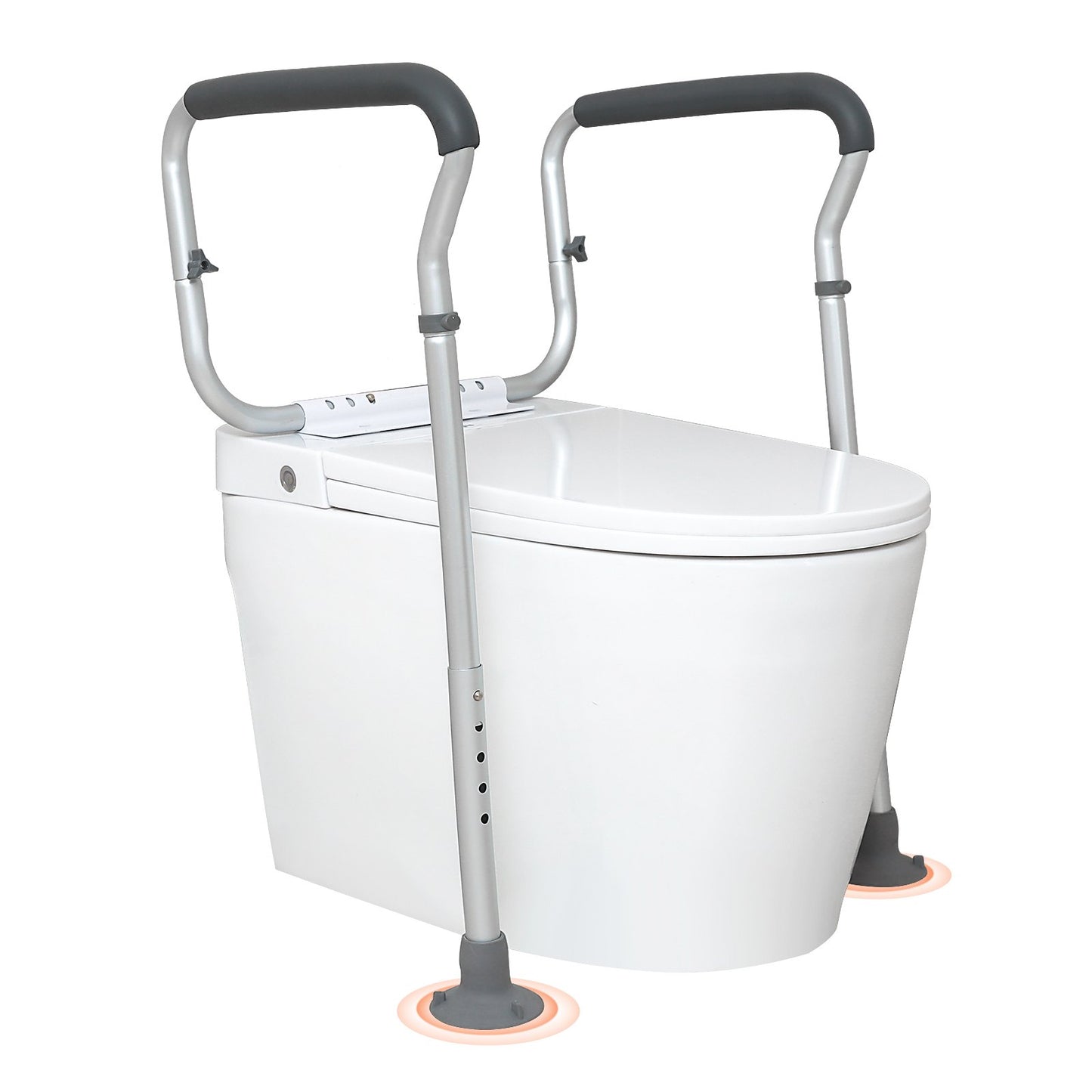 VEVOR Toilet Safety Rail, Bathroom Toilet Seat Frame, Adjustable Width & Height