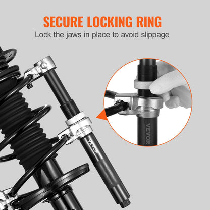 Heavy Duty Macpherson Strut Spring Compressor Set, 1200 kg Capacity