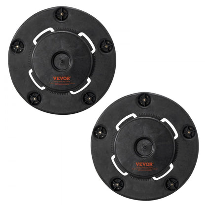 VEVOR 2 Packs Round Trash Can Dolly Fit 20, 32, 44, 55 Gal Garbage Container