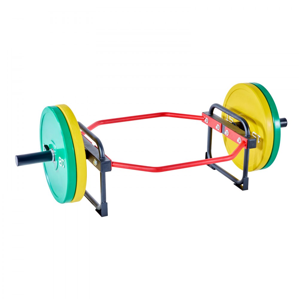 Trap Bar Hex Bar Barbell Weightlifting for Squat Shrug Deadlift Supports Up to 240 kg