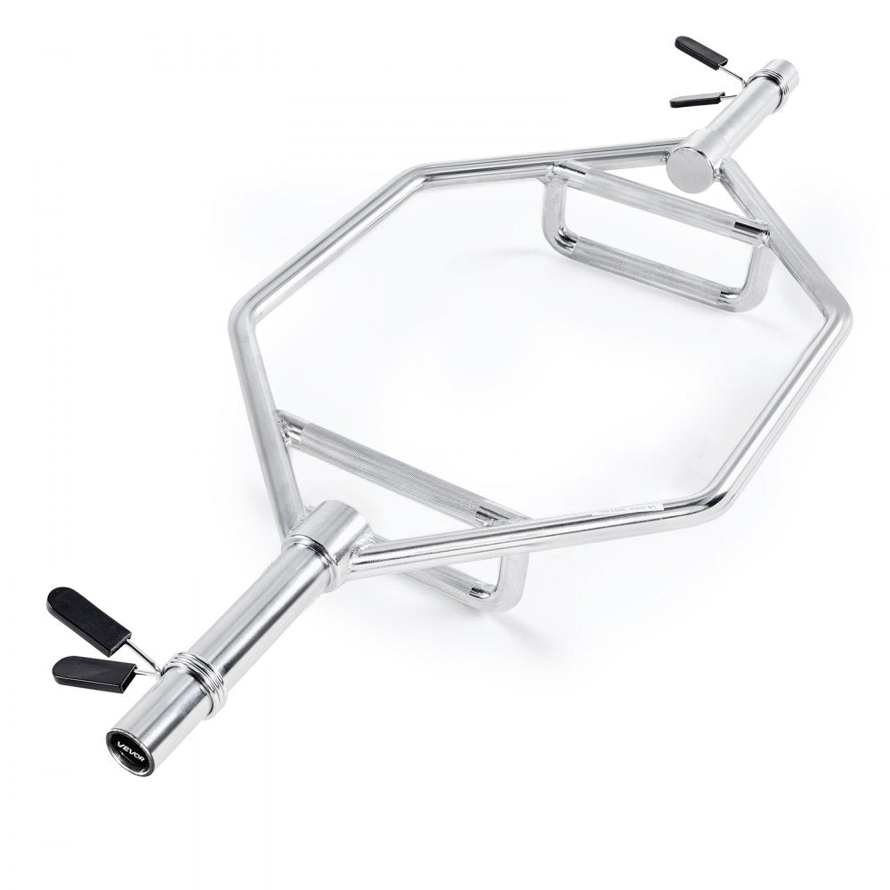 Trap Bar Hex Bar Barbell Weightlifting for Squat Shrug Deadlift Supports Up to 360 kg