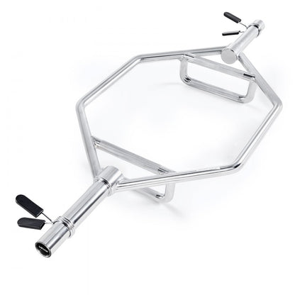 Trap Bar Hex Bar Barbell Weightlifting for Squat Shrug Deadlift Supports Up to 360 kg