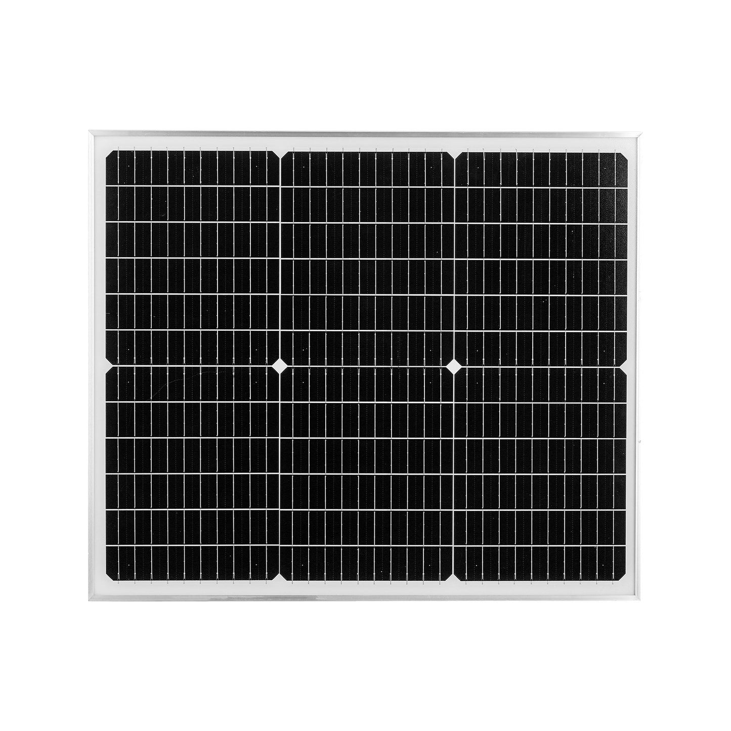 50W 12V Solar Battery Charger Maintainer, Mono Solar Panel Trickle Battery Charger with Upgraded MPPT Controller, IP65 Waterproof for Car Boat RV Trailer Flat Rooftop (Bracket Not Included)
