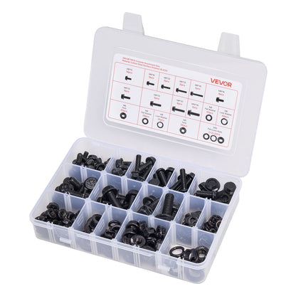 VEVOR 280 Pcs Bolts Nuts Assortment Kit Metric Alloy Steel M6 M8 M10