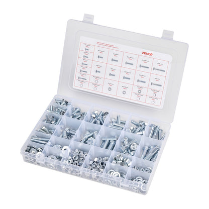 VEVOR 566 Pcs Bolts Nuts Assortment Kit Imperial Alloy Steel for Furniture