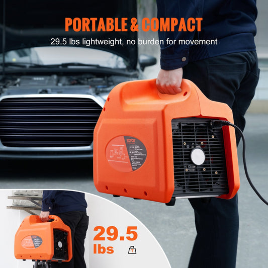 Portable 3/4 HP Refrigerant Recovery Unit with Precision Gauge and Self-Cleaning