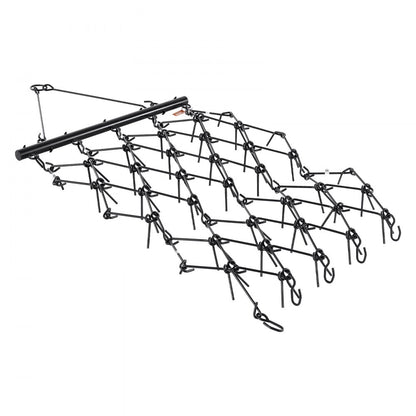VEVOR Drag Harrow 4 x 5.6 ft Chain Harrow ATV Lawn Rake for Landscape Leveling