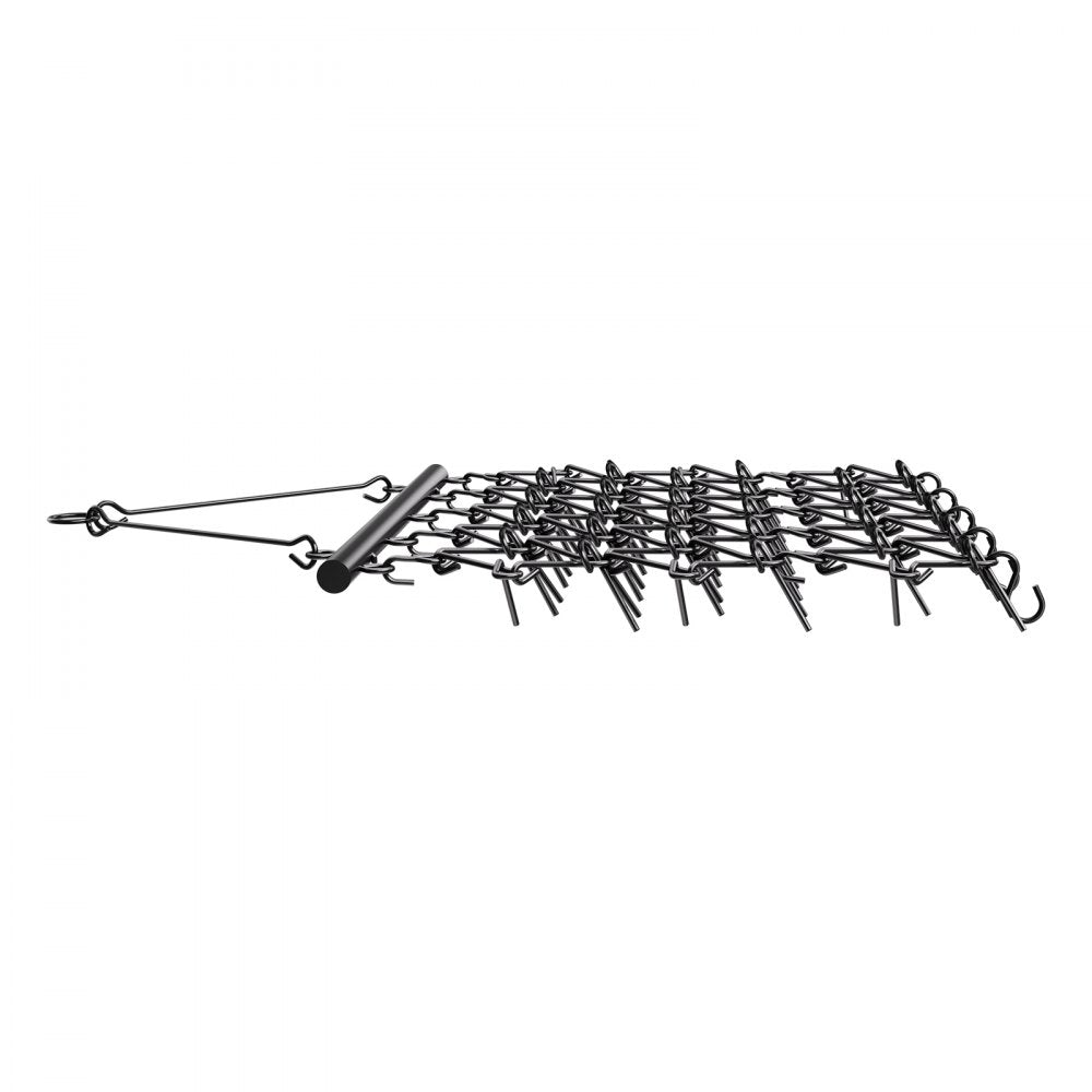VEVOR Drag Harrow 5.8 x 4.8 ft Chain Harrow ATV Lawn Rake for Landscape Leveling