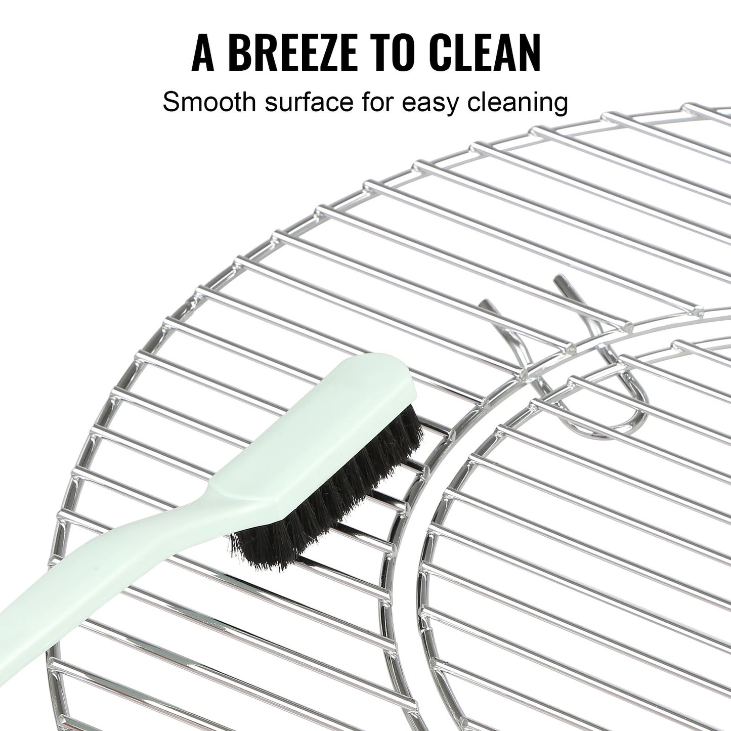 VEVOR 53 cm Cooking Grate for 53 cm Kettle Grill, Round Replacement Charcoal Grates,