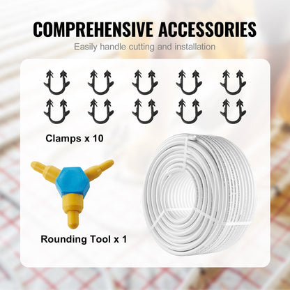 100m Aluminum-Plastic Composite PEX Tubing, 16mm Diameter, Radiant Floor Use