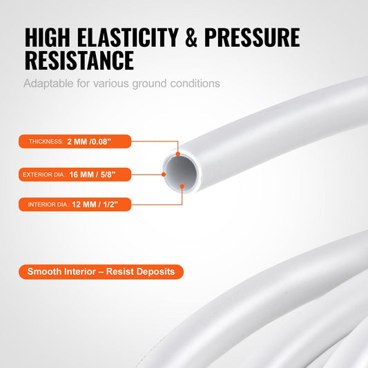 16 mm Aluminum-Plastic Composite Pipe, 200M, Oxygen Barrier for Radiant Floors