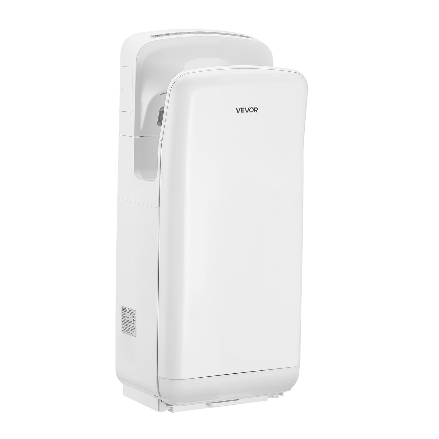 Vertical Hand Dryer, Hand Dryers with HEPA Filter, 19000 RPM High-Speed Motor, Dual-Side Airflow, ABS Sturdy Automatic Air Wall Mount Fast Drying for Commercial Bathrooms Modern Home, White