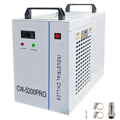 Industrial Chiller CW-5200 for 130/150W CO2 Laser Machines, 6L Capacity