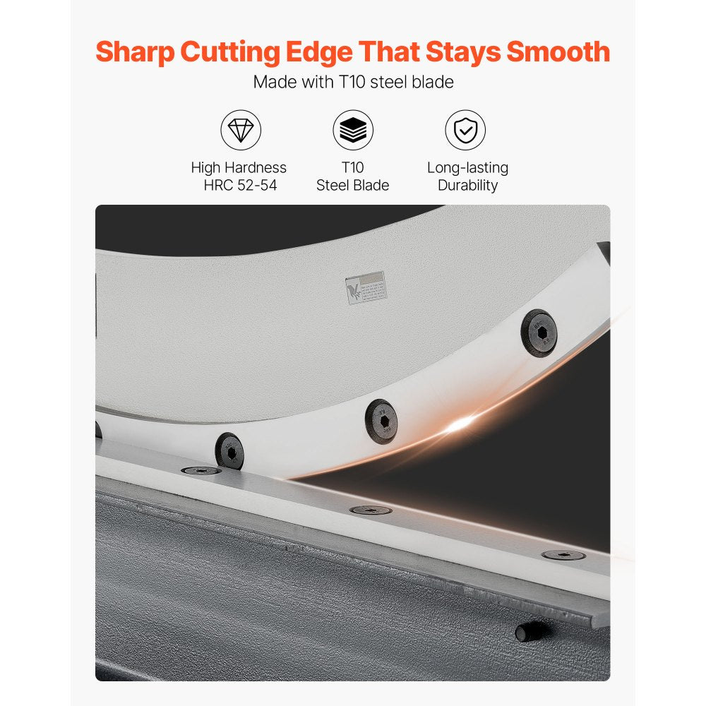 500 mm Width Manual Guillotine Shear Sheet Metal Plate Cutter with Stand
