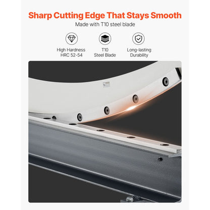 1000 mm Width Manual Guillotine Shear Sheet Metal Plate Cutter with Stand