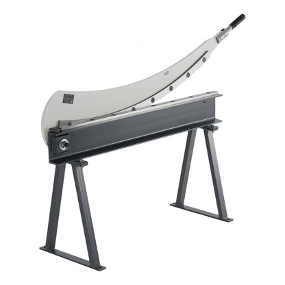 1000 mm Width Manual Guillotine Shear Sheet Metal Plate Cutter with Stand