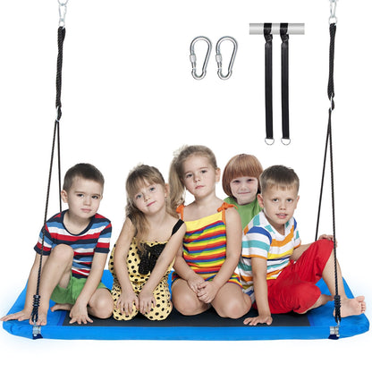 Large Platform Tree Swing for Kids, 1.5m Wide, 317kg Capacity, Easy Installation