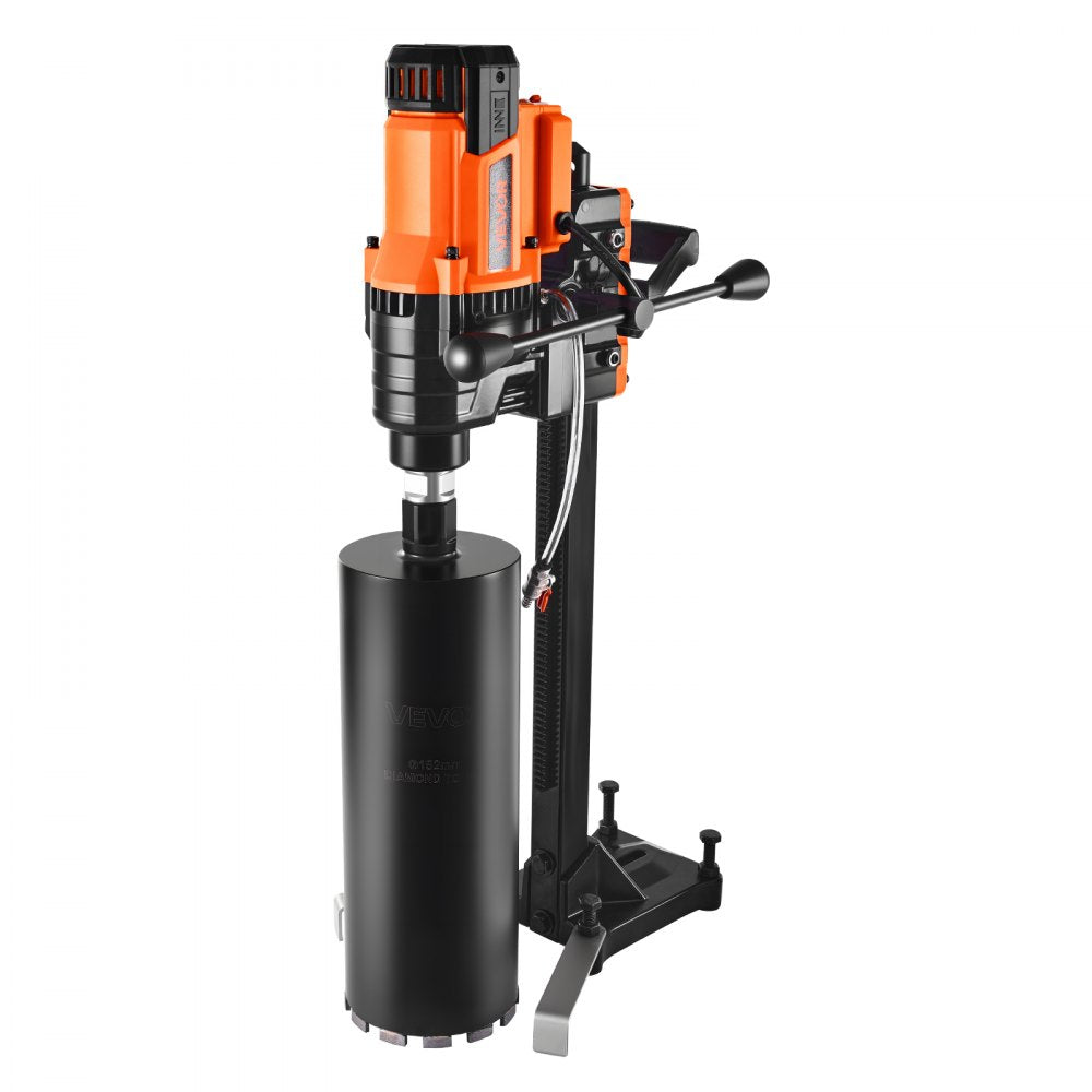 VEVOR Diamond Core Drill Machine Concrete Core Drill Rig with Stand 200 mm 3000W