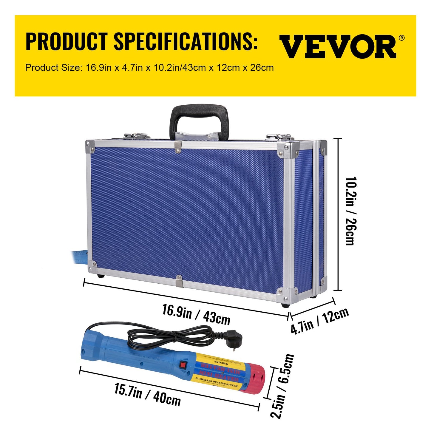 VEVOR Magnetic Induction Heater Kit, 1000w Induction Heater Hand-held, Bolt Induction