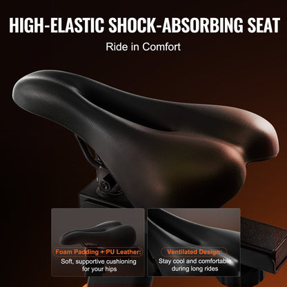 Magnetic Resistance Indoor Cycling Bike with Adjustable Positions, 32.5 kg Capacity