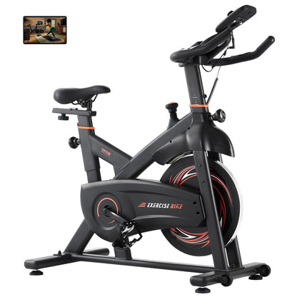 Magnetic Resistance Indoor Cycling Bike with Adjustable Positions, 32.5 kg Capacity