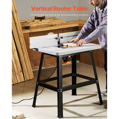 Benchtop Router Table 800x606mm in with Fence MDF Top Dust Collection Port