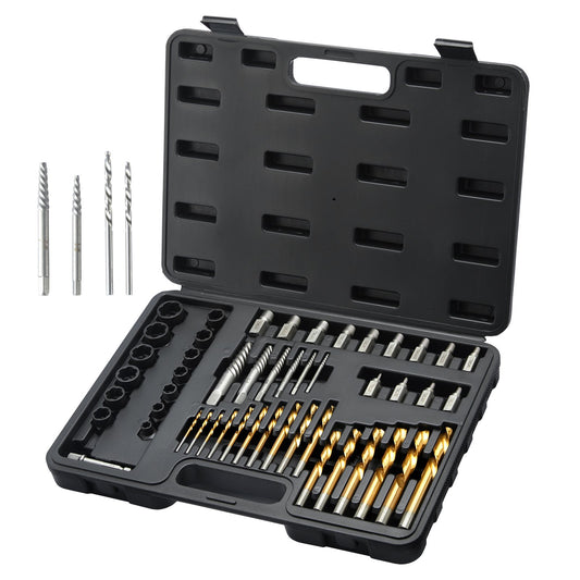 VEVOR 48-Piece Bolt Extractor Screw Extractor Set, with 13 PCS Bolt Extractor Set,