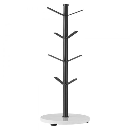 VEVOR Mug Holder Tree with Marble Base 8 Hooks Cup Tree Rack for Counter Kitchen