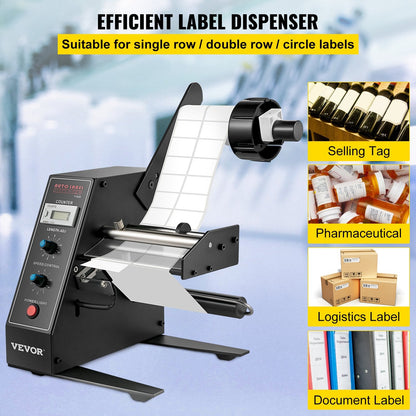 Automatic Label Dispenser AL-1150D, 220V, 1-8 m/min Speed, 4.5 kg, LED Counter