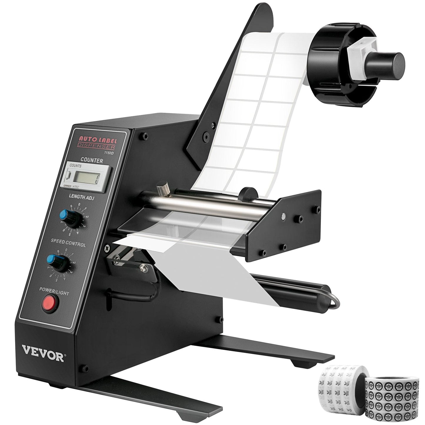 Automatic Label Dispenser AL-1150D, 220V, 1-8 m/min Speed, 4.5 kg, LED Counter