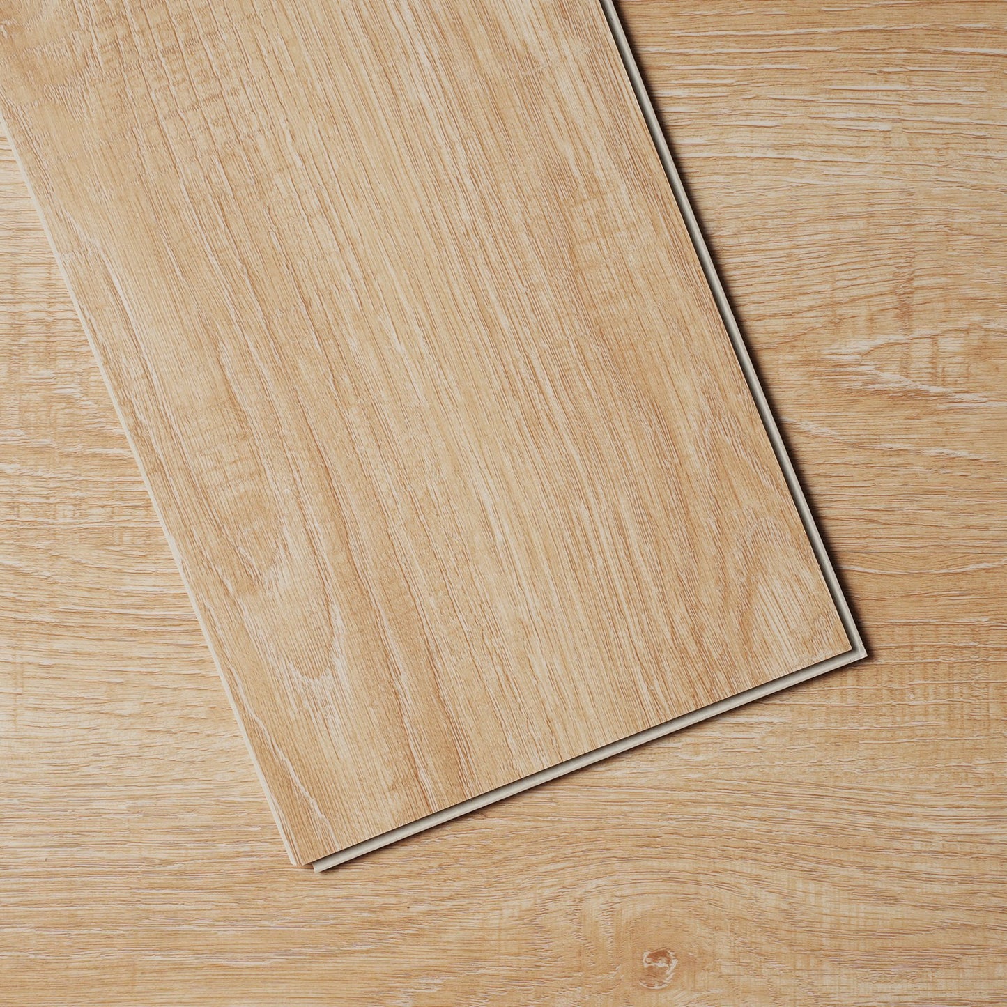 VEVOR Interlocking Vinyl Floor Tiles 48 x 7.3 inch, 10 Tiles 5.5mm Thick Snap Together,