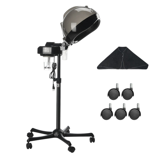 VEVOR Professional Hair Steamer for Deep Conditioning, 11.81-inch Hooded Ionic Hair